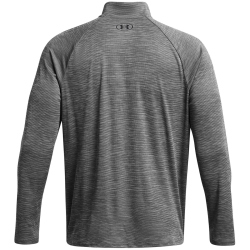 UNDER ARMOUR Tech Textured 1/2-Zip Trainingsshirt Herren 025 - castlerock/black M
