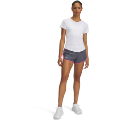 UNDER ARMOUR Fly-By Shorts Damen 027 - castlerock/super pink/reflective S