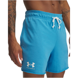 UNDER ARMOUR Rival Terry Freizeitshorts Herren 452 - ether blue/onyx white S