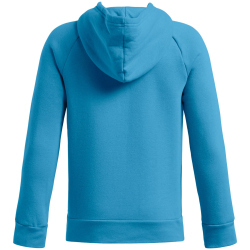 UNDER ARMOUR Rival Fleece Big Logo Hoodie Jungen 452 - ether blue/white L (149-160 cm)