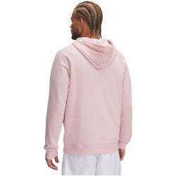 UNDER ARMOUR Rival Fleece Hoodie Herren 647 - prime pink/white XXL