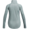 UNDER ARMOUR Tech Graphic 1/2-Zip Trainingsshirt Mädchen 348 - silica green/metallic silver M (137-149 cm)