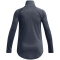 UNDER ARMOUR Tech Graphic 1/2-Zip Trainingsshirt Mädchen 044 - downpour gray/metallic silver M (137-149 cm)