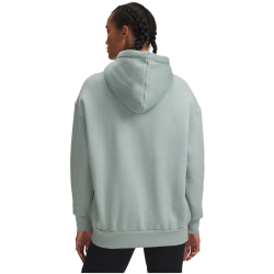 UNDER ARMOUR Essential OverSized Fleece Hoodie Damen 349 - silica green/white M