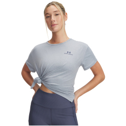 UNDER ARMOUR Rush Energy 2.0 Trainingsshirt Damen 044 - downpour gray/downpour gray XL