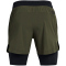 UNDER ARMOUR Vanish Elite 2in1 Trainingsshorts Herren 390 - marine od green/black/black XXL