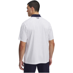 UNDER ARMOUR Performance 3.0 Printed Golf-Poloshirt Herren 106 - white/midnight navy/midnight navy/midnight navy M