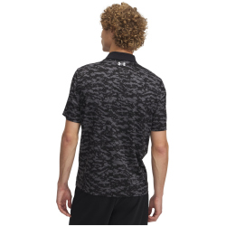 UNDER ARMOUR Performance 3.0 Printed Golf-Poloshirt Herren 008 - black/castlerock/pitch gray M