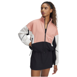 UNDER ARMOUR Unstoppable Trainingsjacke Damen 696 - canyon pink/stone/black M
