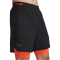 UNDER ARMOUR Vanish Woven 2in1 Trainingsshorts Herren 003 - black/fire/pitch gray S