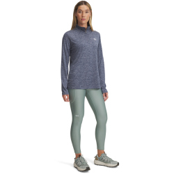 UNDER ARMOUR HeatGear Armour No-Slip Waistband Ankle-Leggings Damen 349 - silica green/white L