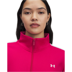 UNDER ARMOUR Trainingsanzug aus Trikotstoff Damen 681 - shaded fuchsia/white/white XS