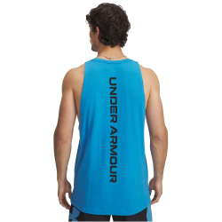 UNDER ARMOUR Baseline Baumwoll Tanktop Herren 452 - ether...