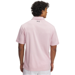 UNDER ARMOUR Tech Poloshirt Herren 647 - prime pink/pitch...