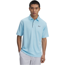 UNDER ARMOUR Tech Poloshirt Herren 494 - stream/pitch gray M
