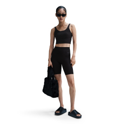 NIKE Zenvy Rib Light-Support Longline gepolsterter Sport-BH Damen