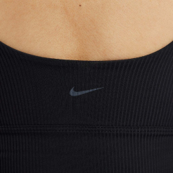 NIKE Zenvy Rib Light-Support Longline gepolsterter Sport-BH Damen