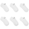 6er Pack NIKE Everyday Cushioned Training No-Show Socken 100 - white/black 46-50
