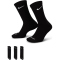 3er Pack NIKE Everyday Plus Cushioned Crew Trainingssocken 010 - black/white 34-38