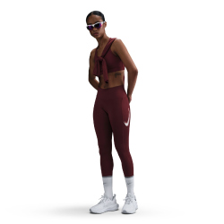 NIKE Fast Dri-FIT Mid-Waist 7/8-Leggings Damen 619 - dark team red XL
