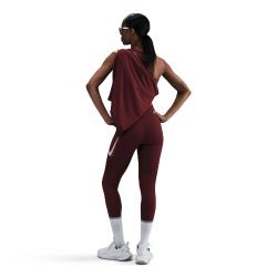 NIKE Fast Dri-FIT Mid-Waist 7/8-Leggings Damen 619 - dark team red XL