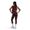 NIKE Fast Dri-FIT Mid-Waist 7/8-Leggings Damen 619 - dark team red XL