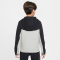 NIKE Sportswear Tech Fleece Kapuzenjacke Jungen 064 - dk grey heather/black/black/black S (128-137 cm)