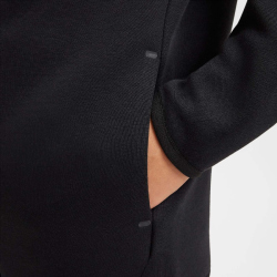 NIKE Sportswear Tech Fleece Kapuzenjacke Jungen 010 - black/black/black S (128-137 cm)