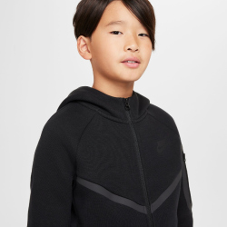 NIKE Sportswear Tech Fleece Kapuzenjacke Jungen 010 - black/black/black L (147-158 cm)