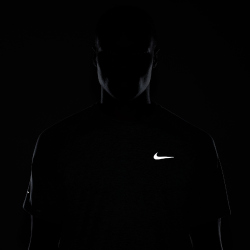 NIKE Stride Dri-FIT ADV kurzarm Laufshirt Herren 084 - smoke grey/htr/reflective silv M