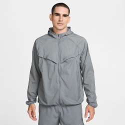 NIKE UV Stride Dri-FIT Laufjacke Herren 084 - smoke grey/smoke grey/reflective silv M