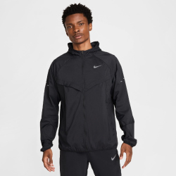 NIKE UV Stride Dri-FIT Laufjacke Herren 010 - black/black/reflective silv M