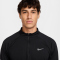 NIKE Stride Dri-FIT 1/2-Zip Midlayer Laufshirt Herren 010 - black/reflective silv S