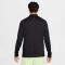 NIKE Stride Dri-FIT 1/2-Zip Midlayer Laufshirt Herren 010 - black/reflective silv S