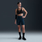 NIKE Universa Medium-Support High-Waist 8" kurze Leggings Damen 478 - armory navy/anthracite/riftblue S