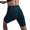 NIKE Universa Medium-Support High-Waist 8" kurze Leggings Damen 478 - armory navy/anthracite/riftblue S