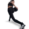 NIKE Universa Medium-Support High-Waist 7/8-Leggings Damen 010 - black/anthracite/dk smoke grey XS