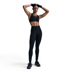 NIKE Universa Medium-Support High-Waist Leggings Damen 010 - black/anthracite/dk smoke grey XXS