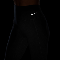 NIKE Universa Medium-Support High-Waist Leggings Damen 010 - black/anthracite/dk smoke grey XXS