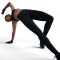 NIKE Universa Medium-Support High-Waist Leggings Damen 010 - black/anthracite/dk smoke grey XXS
