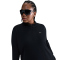 NIKE Swift Dri-FIT UV 1/4-Zip Laufshirt Damen 010 - black/reflective silv 1X
