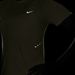 NIKE Swift Dri-FIT kurzarm Laufshirt Damen 133 - sail/reflective silv S