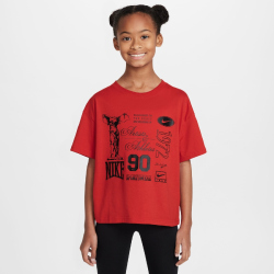 NIKE Sportswear Dance T-Shirt Mädchen 657 - university red S (128-137 cm)