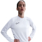NIKE Academy Dri-FIT Crew-Neck langarm Fußball Trainingsshirt Damen 100 - white/white/black/black S