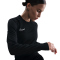 NIKE Academy Dri-FIT Crew-Neck langarm Fußball Trainingsshirt Damen 010 - black/black/white/white S
