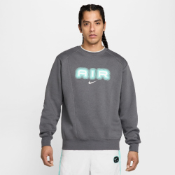 NIKE Sportswear Swoosh Air Fleece Sweatshirt Herren 068 - iron grey S