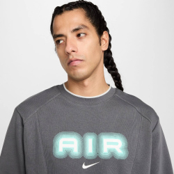 NIKE Sportswear Swoosh Air Fleece Sweatshirt Herren 068 - iron grey S