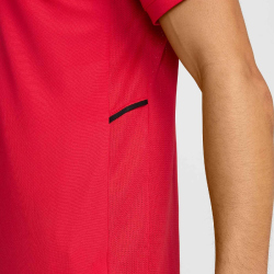NIKE Academy Dri-FIT Fußball kurzarm Trainingsshirt Herren 657 - university red/university red/black M