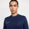 NIKE Academy Dri-FIT Fußball kurzarm Trainingsshirt Herren 410 - midnight navy/midnight navy/white/white S