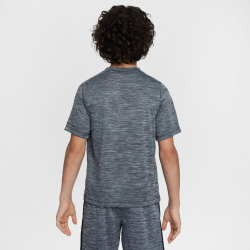 NIKE Multi Dri-FIT T-Shirt Kinder 010 - black/lt smoke grey/white S (128-137 cm)